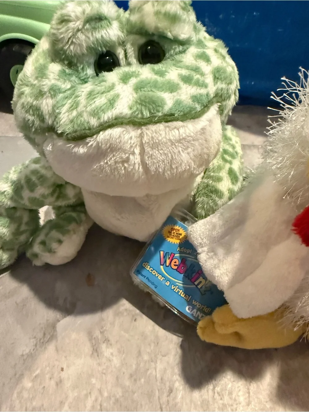 Ganz Plush White & Yellow Chicken Stuffed Animal - Cute Soft Kids Toy